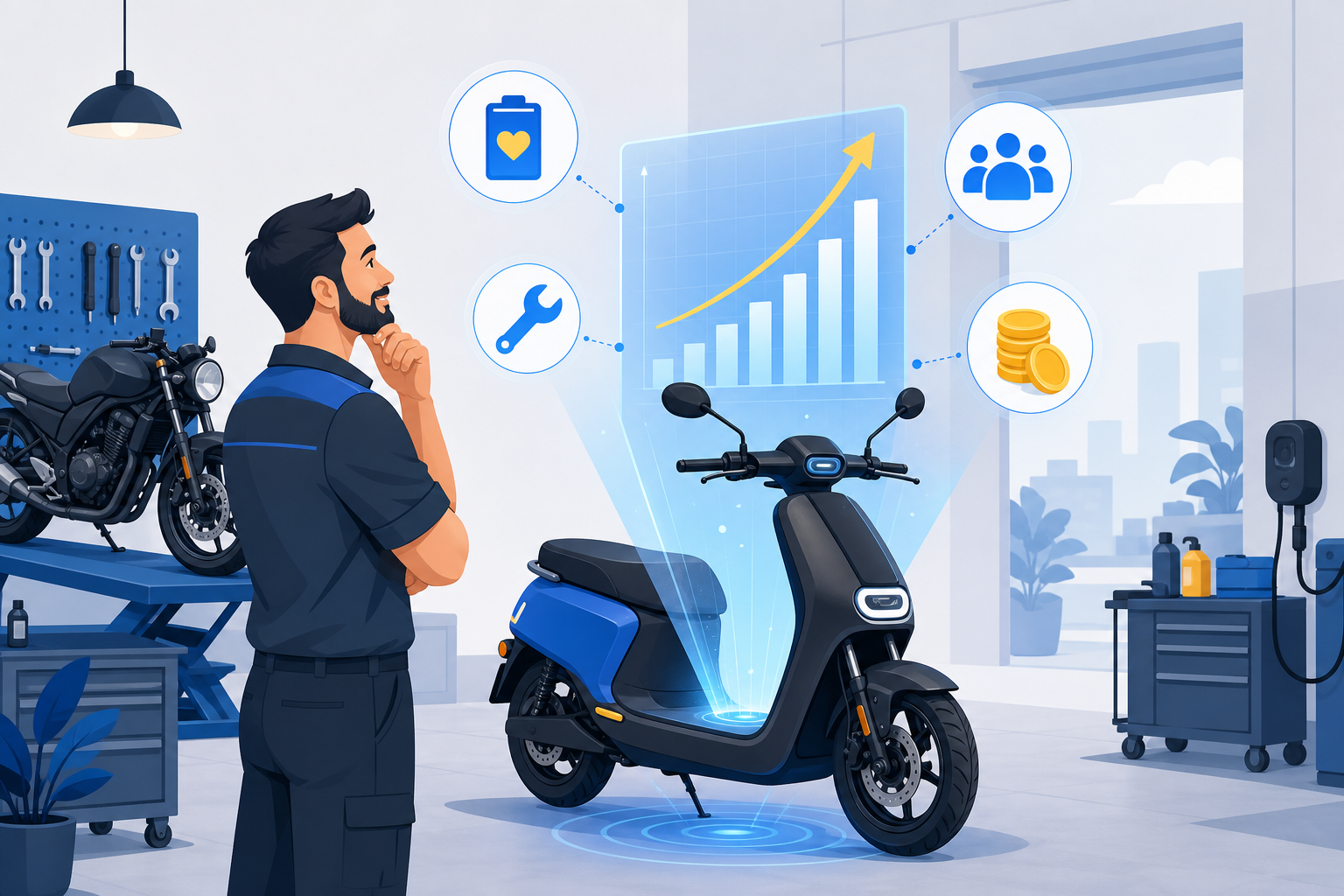 Làn sóng xe điện VinFast: cơ hội vàng cho tiệm sửa xe truyền thống