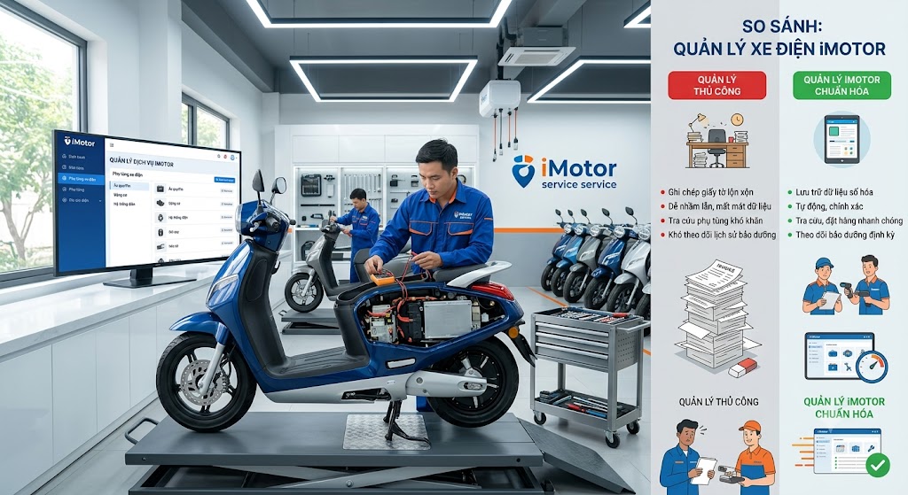 Làn sóng xe điện 2026 – Tiệm sửa xe máy của bạn đã sẵn sàng chuyển mình?