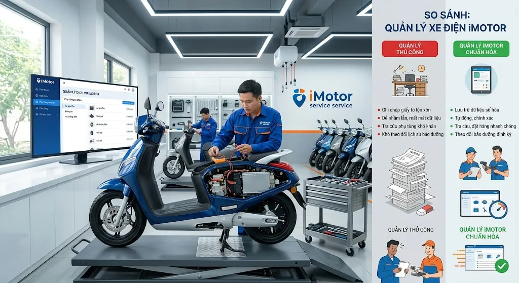 Làn sóng xe điện 2026 – Tiệm sửa xe máy của bạn đã sẵn sàng chuyển mình?